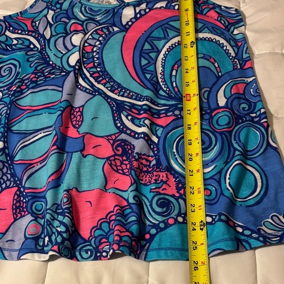Lilly Pulitzer Sea Jewels Luxletic Racerback Tank Top - Picture 4 of 8